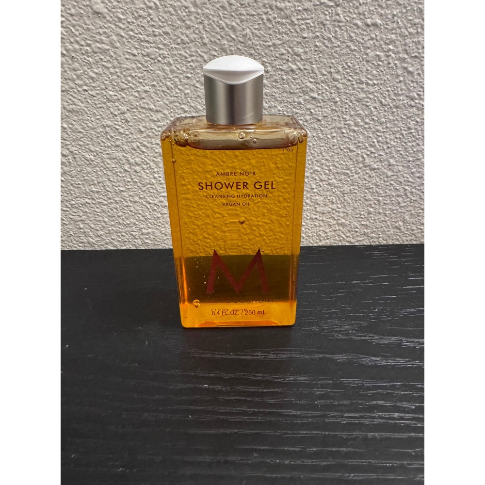 Moroccanoil Ambre Noir Shower Gel 8.4oz 250ml Argan Oil Cleansing Hydration NWOT